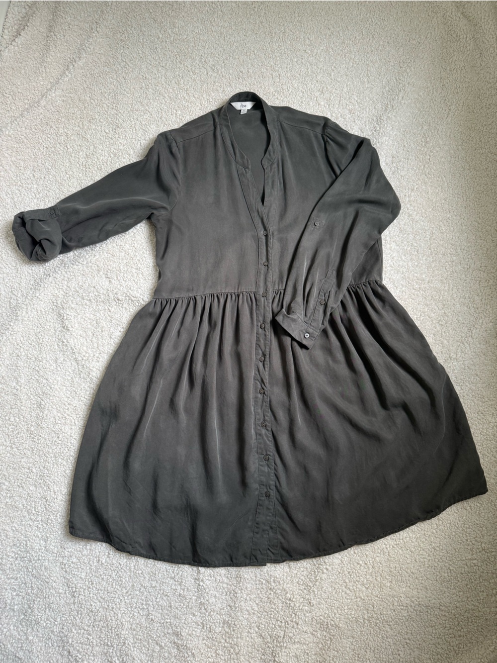 Ripe Maternity Demi Tencel Maternity and Nursing Midi Dress